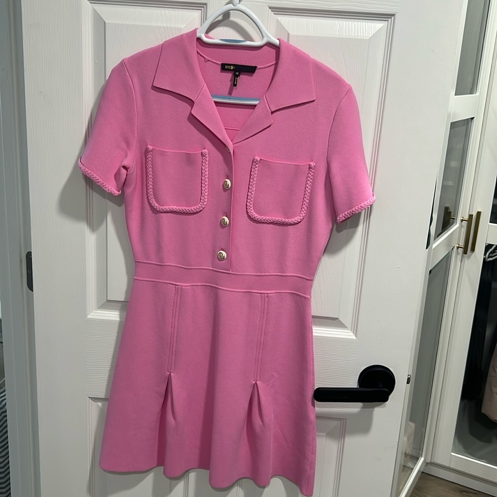 Maje cute pink dress size 38